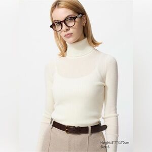 Uniqlo Merino Ribbed Sweater | Turtleneck